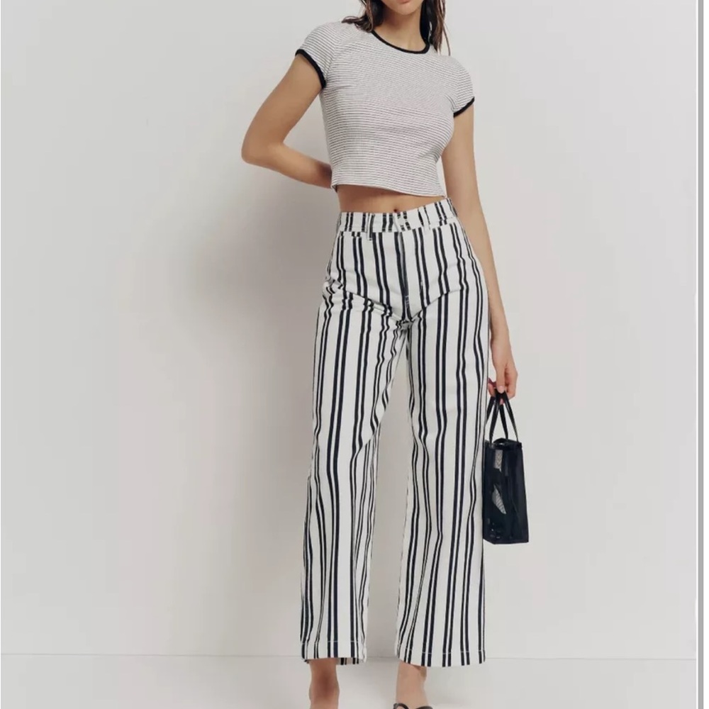 Reformation Logan Ultra High Rise Wide Leg Jeans